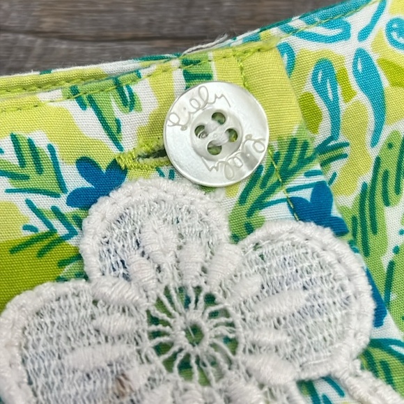 Lilly Pulitzer VTG White Label ‘Cruisin’/‘Vegetable’ Reversible Wrap Skirt - Picture 3 of 11